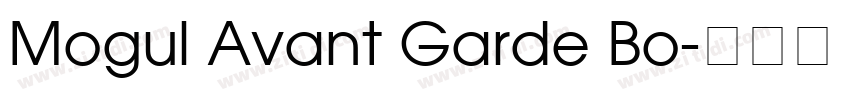Mogul Avant Garde Bo字体转换